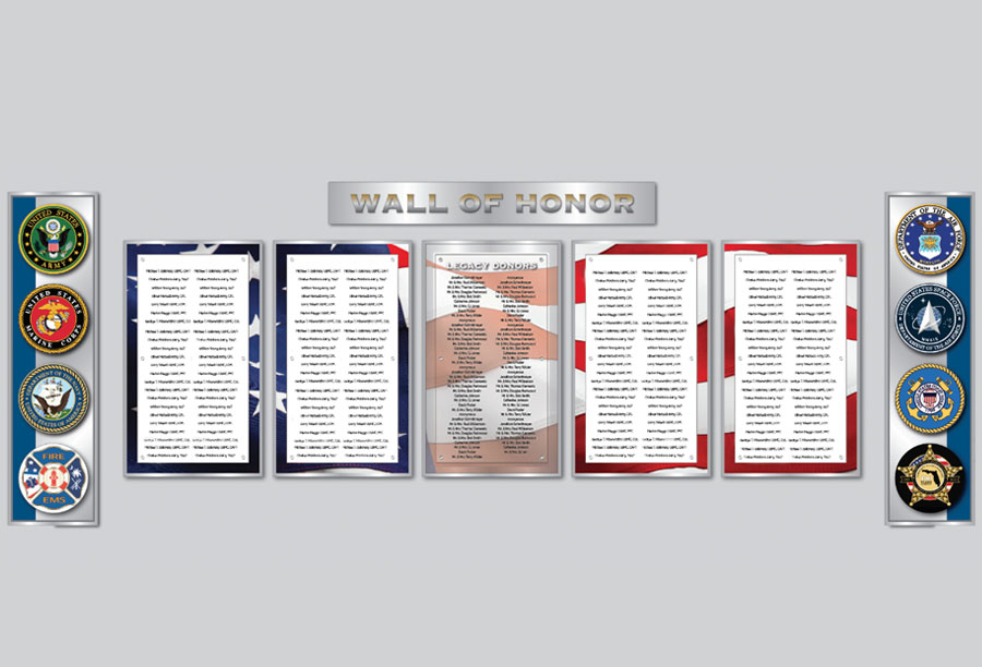 Golden Paws Wall of Honor Campaign | Wall Example
